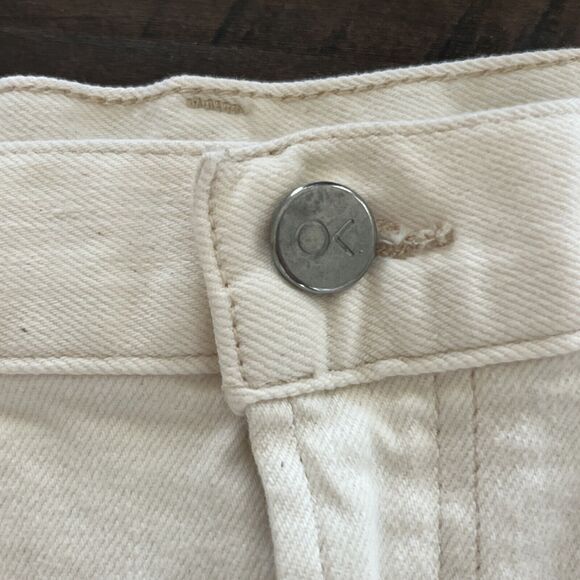 Outerknown OK S.E.A. Jeans Fillmore Natural Boyfriend Shorts Size 26 NEW - Picture 13 of 15